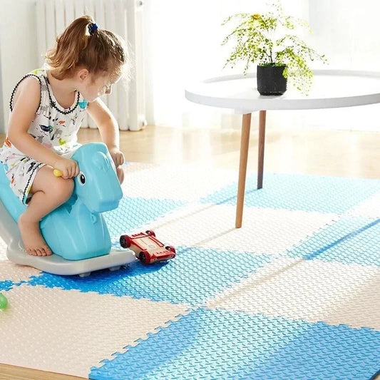 Baby Fun-Tapis Puzzle en mousse pour enfants, 8 à 16 pièces,